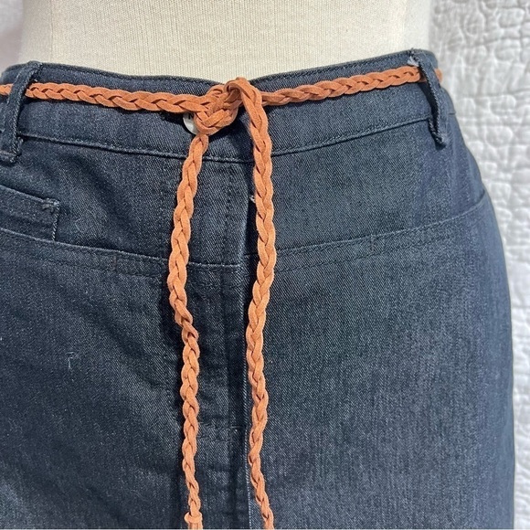 🧣NEW Boho Suede Braided Tassel Belt Camel, Size O/S - Picture 7 of 7
